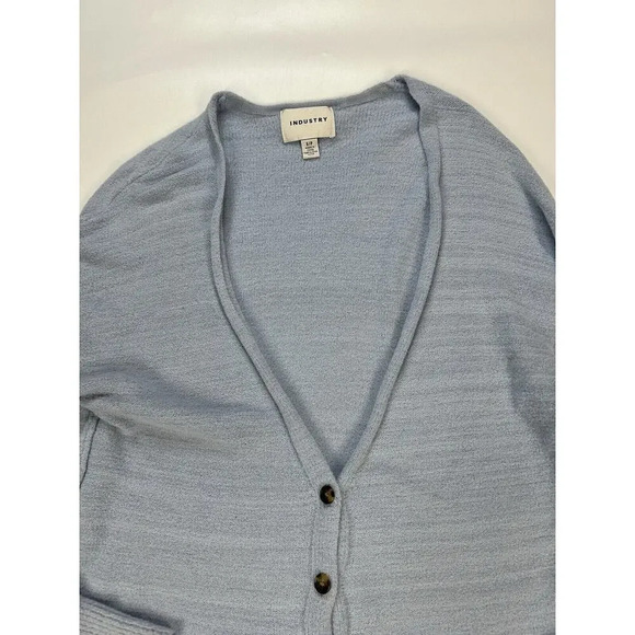 Industry Republic Clothing Sweater Womens Small Cardigan Button Up Light Blue - Picture 2 of 8